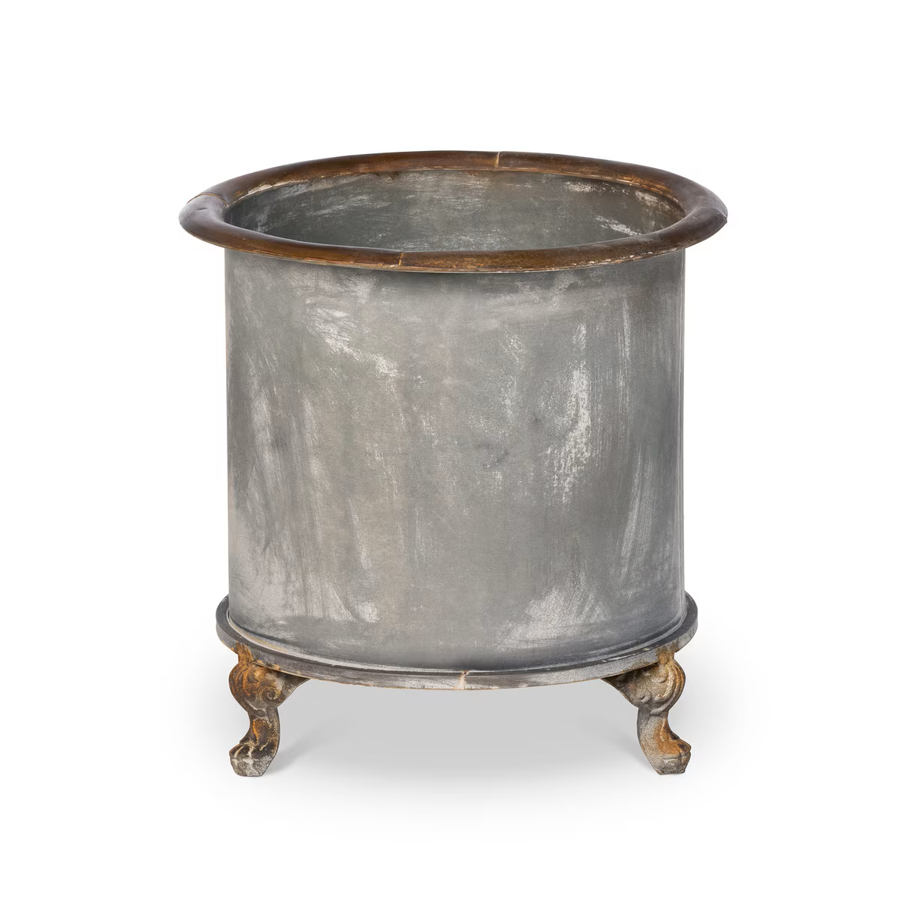 Iron Dairy Tankard Planter