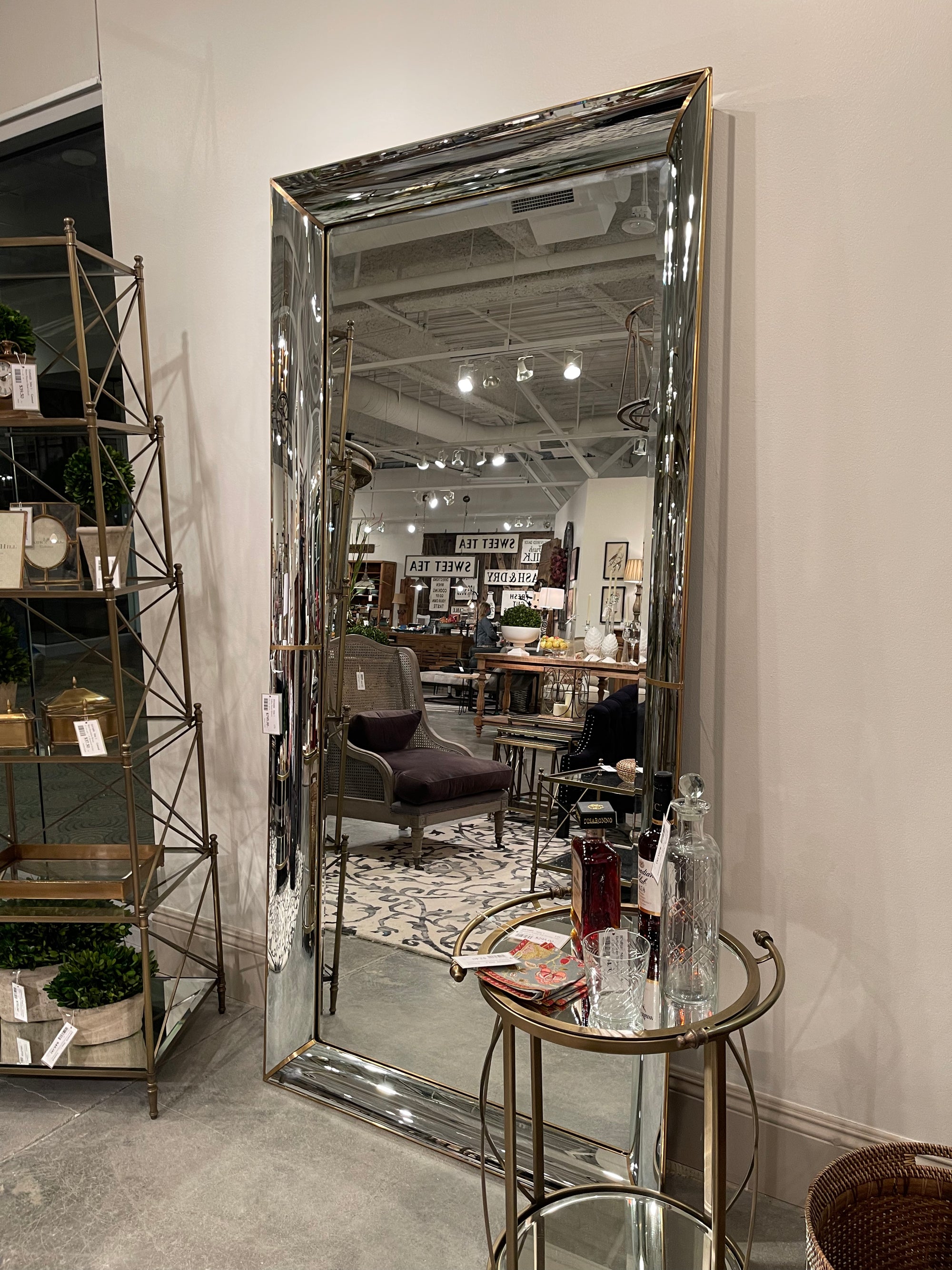 Pottery Barn Large Floor Mirror for sale, Vintage Floor Mirror for sale