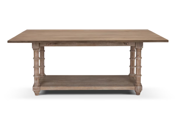 Wooden table with a rustic design on a white background, Rustic Wood Drop Leaf Table for sale