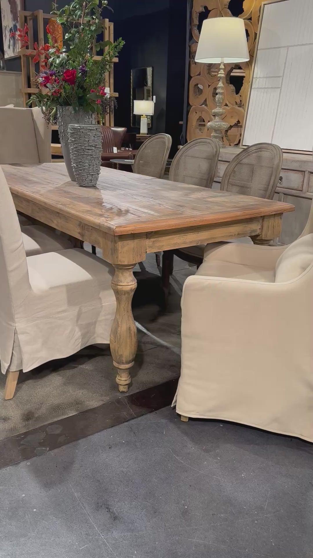 Reclaimed Extending Dining Table