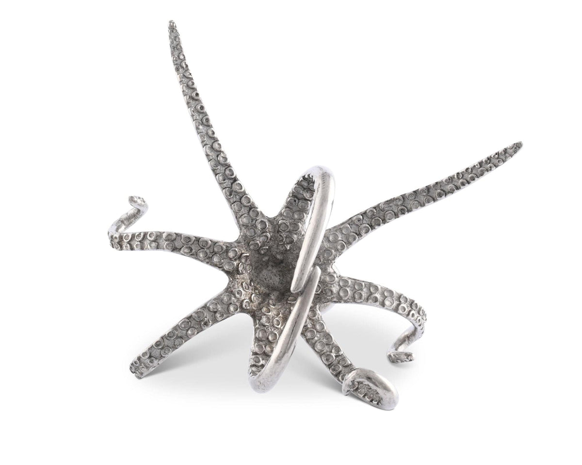 Pewter Octopus Napkin Ring