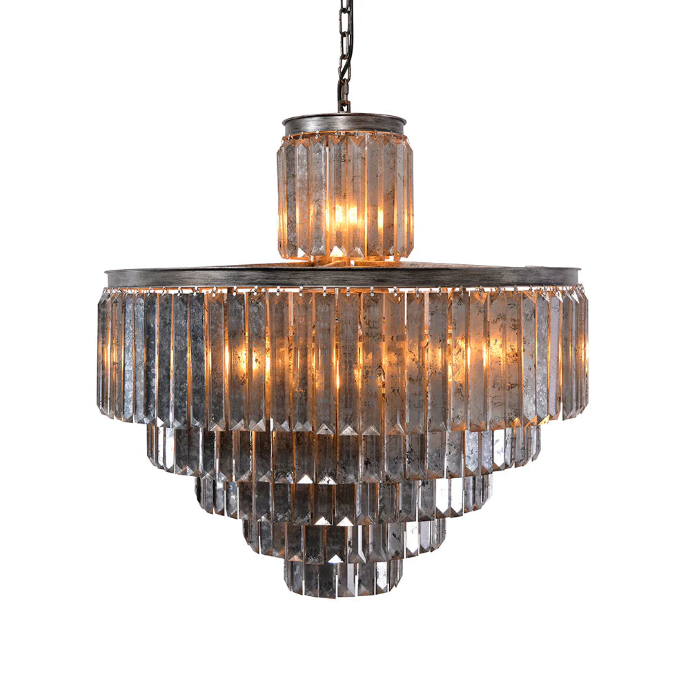 LARGE VINTAGE CRYSTAL TIER CHANDELIER FOR SALE, LARGE TIERED CRYSTAL CHANDALIER RESTORATION HARDWARE 