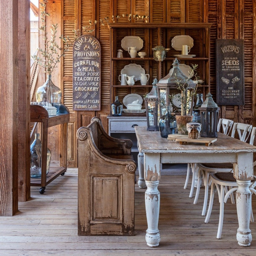 Antique farm table hot sale