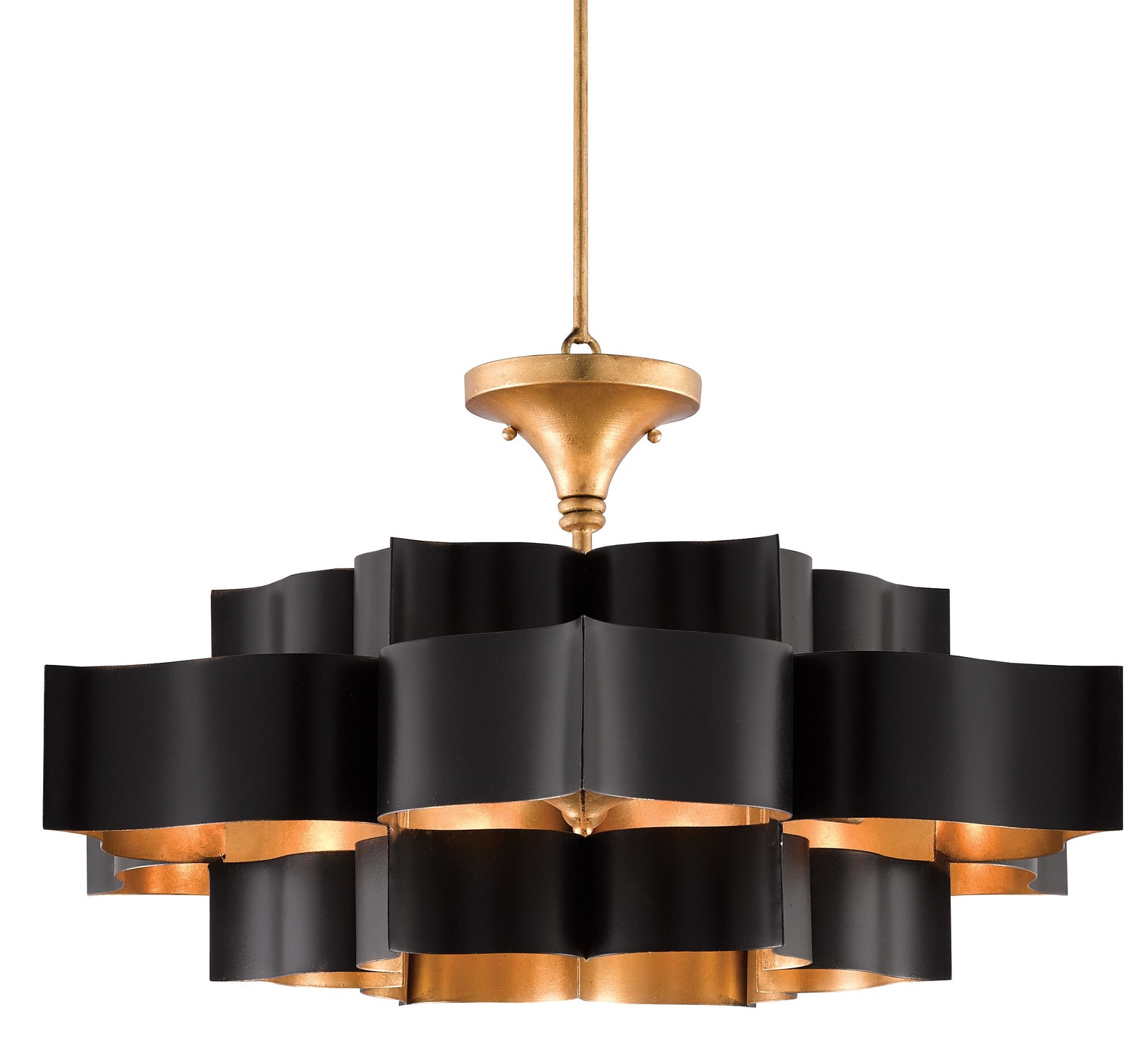 grand lotus chandelier black on sale, currey grand lotus chandelier on sale