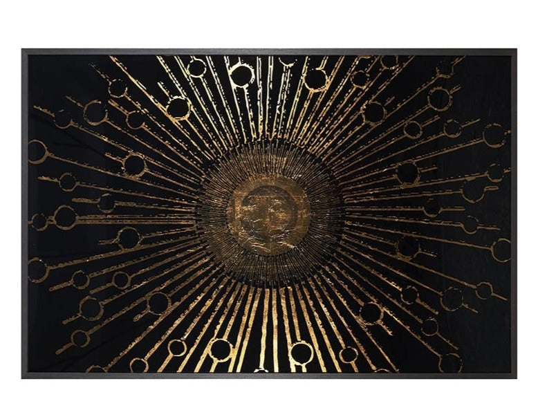 Supernova - 72&quot; X 48&quot; - Charcoal Frame