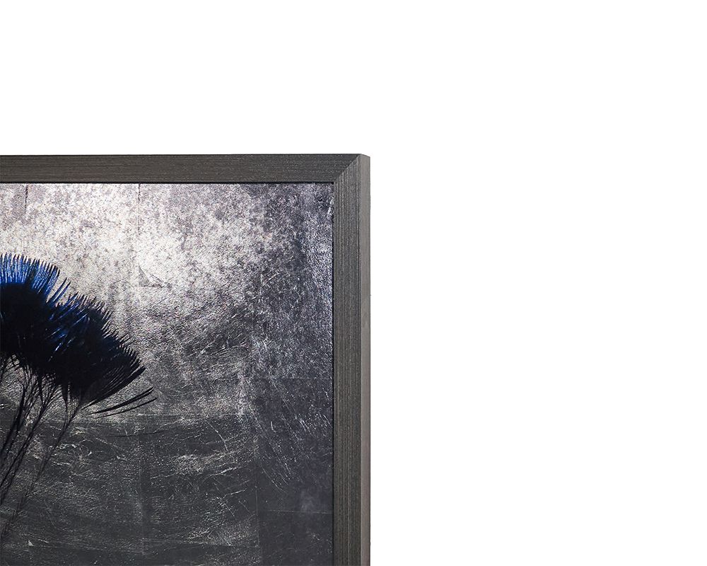 The Peacock Framed Portrait - 48" X 72"