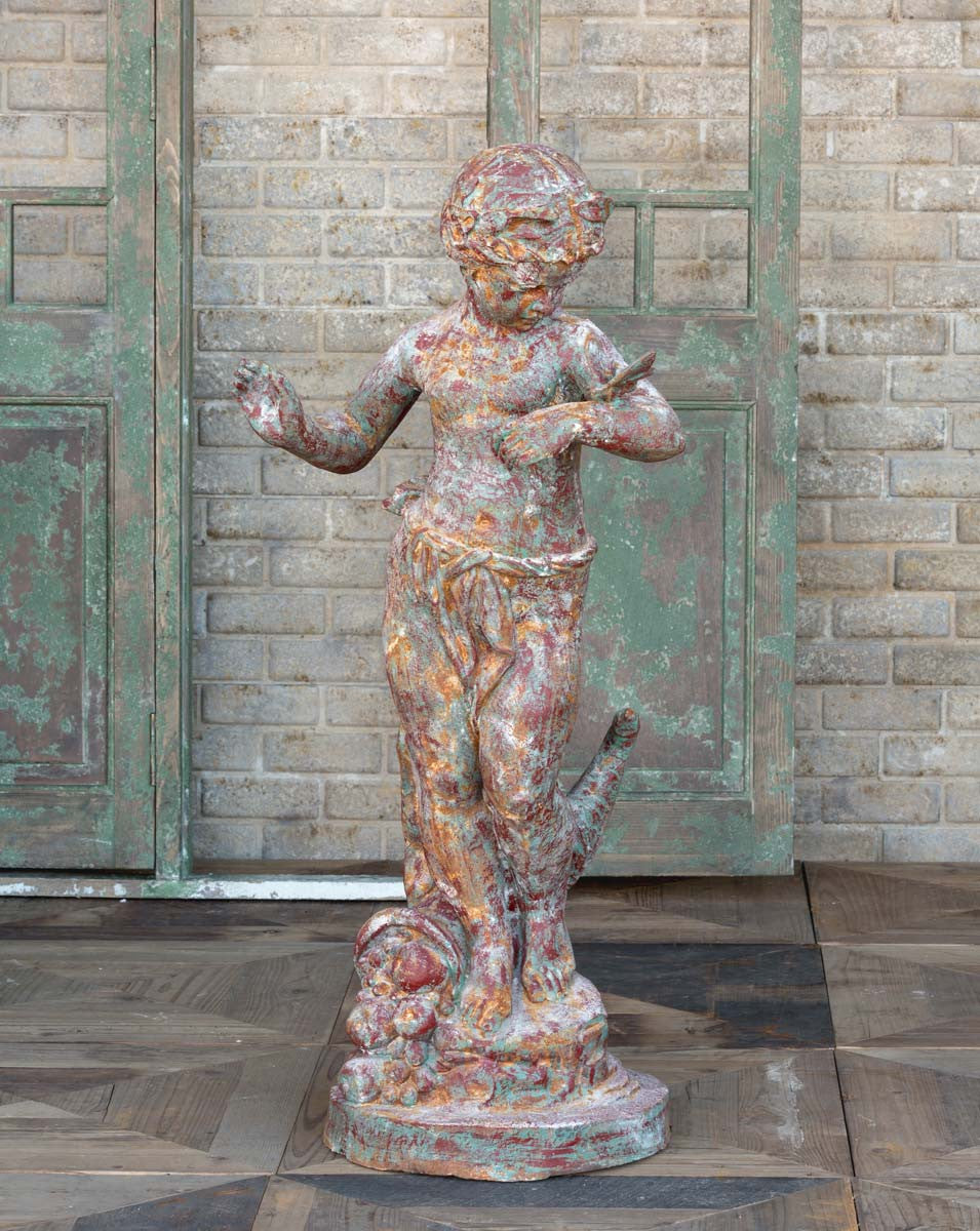 park hill collection cast iron butterfly girl statue for sale, Restoration Hardware Iron Statues for sale