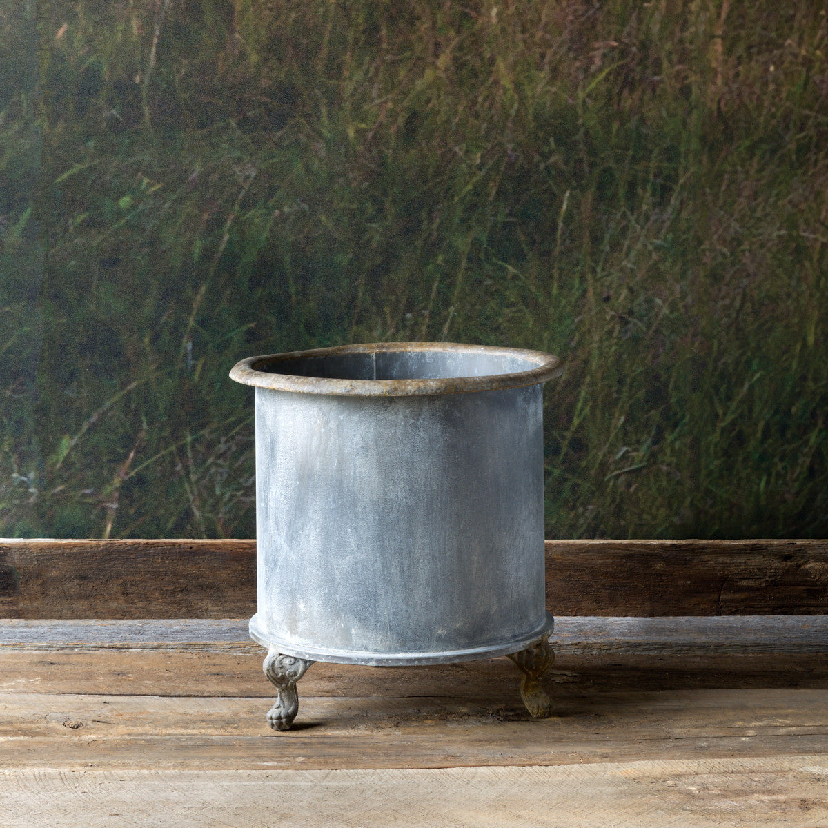 Footed Creamery Tank Planters