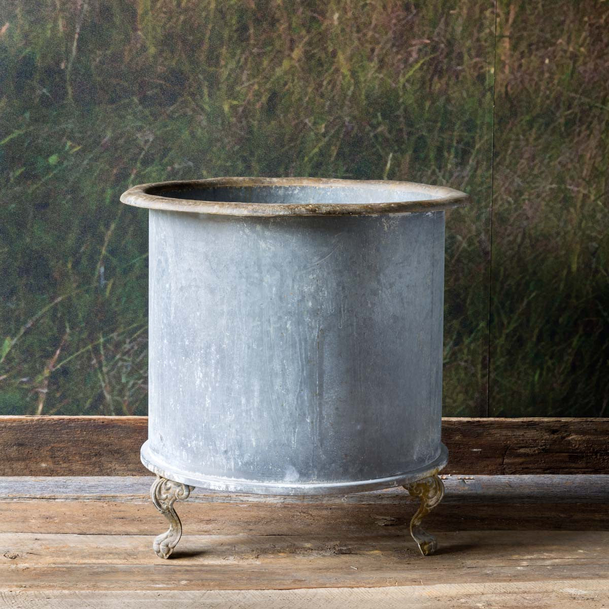 Footed Creamery Tank Planters