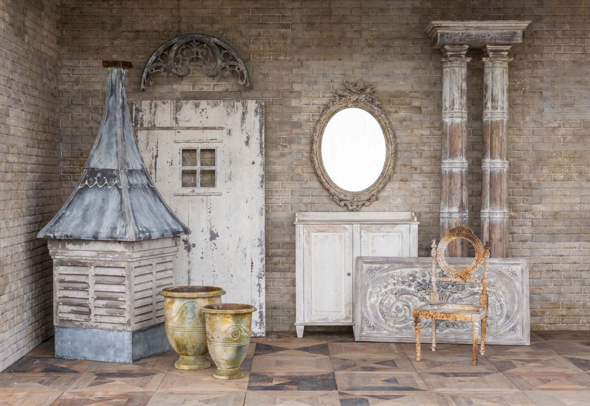 park hill collection vintage outdoor relics for sale, restoration hardware antique outdoor props for sale