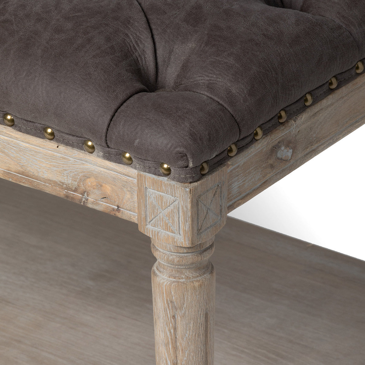 Tufted French Foyer Bench