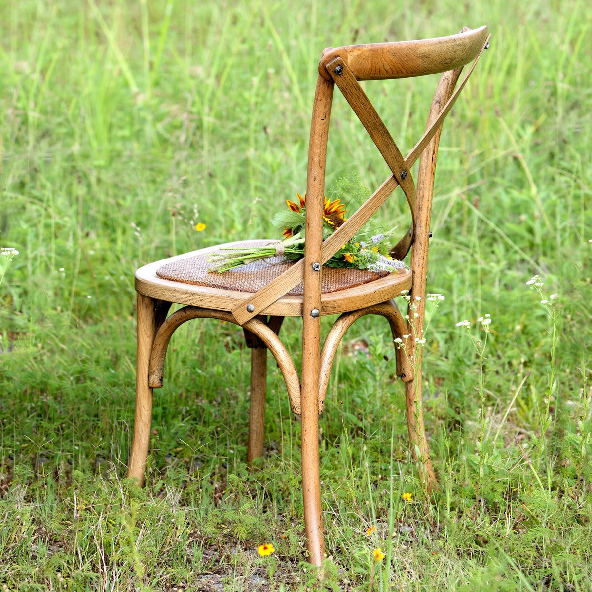Farmhouse Cross Back Dining Chair, Park Hill cross back chair