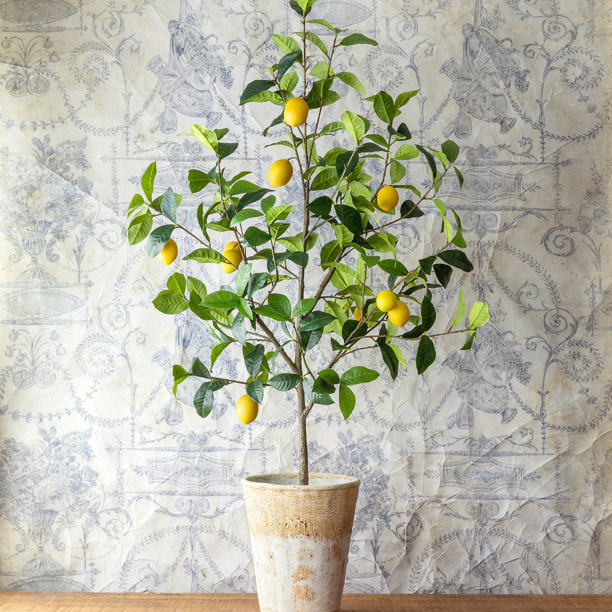 French Quarter Blue Wallpaper