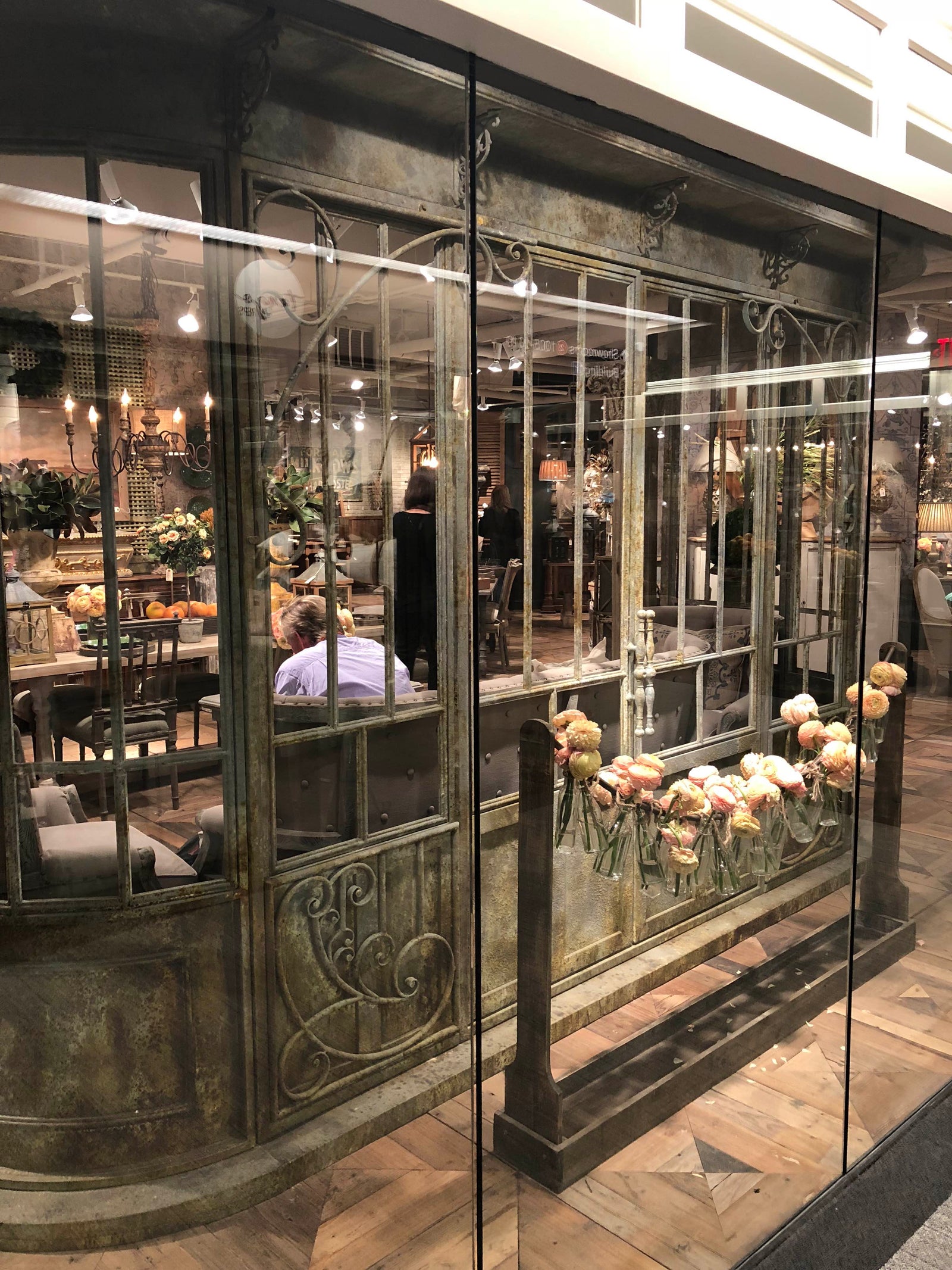 park hill collection metal conservatory for sale, antique greenhouse facade for sale