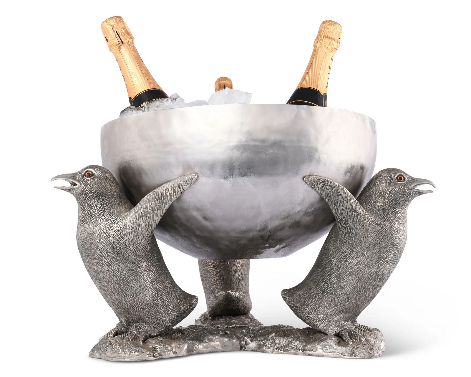 Pewter Penguin Ice Tub