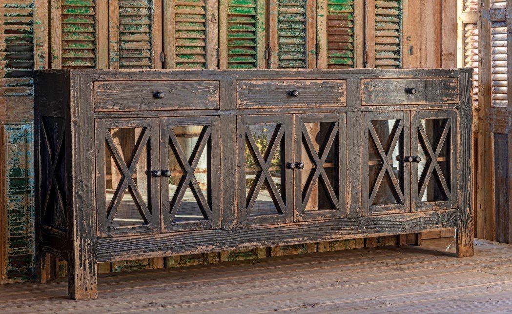 Vintage Distressed Sideboard for sale, Vintage Farmhouse Sideboard Park Hill