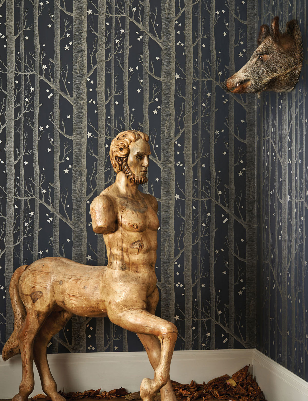 Cole &amp; Son Woods and Stars Midnight Wallpaper, Cole and Son Midnight Woods and Stars 