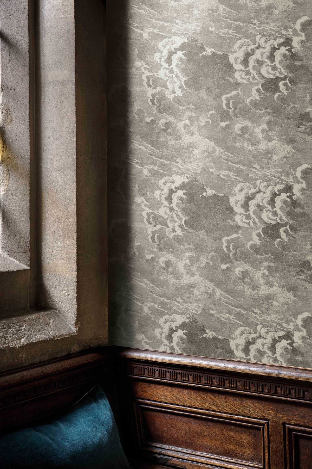 cole and son nuvolette wall mural black and white for sale usa