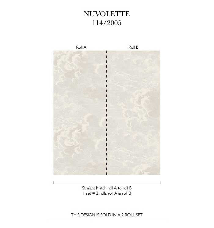 Nuvolette / Stone - Cole & Son