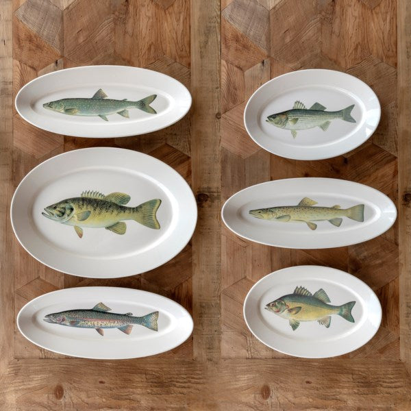 Collected Fish Platters, Set of 6