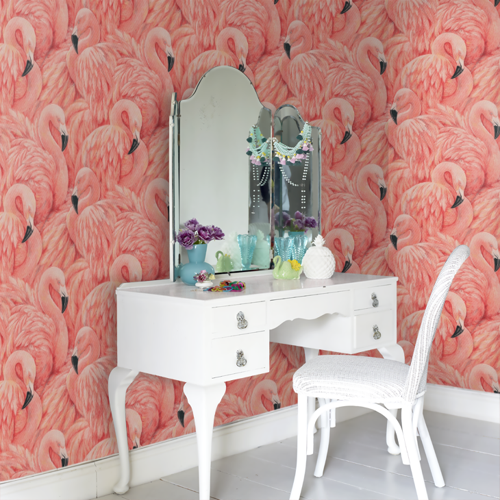 Large Flamingo Wallpaper - The Alley Exchange