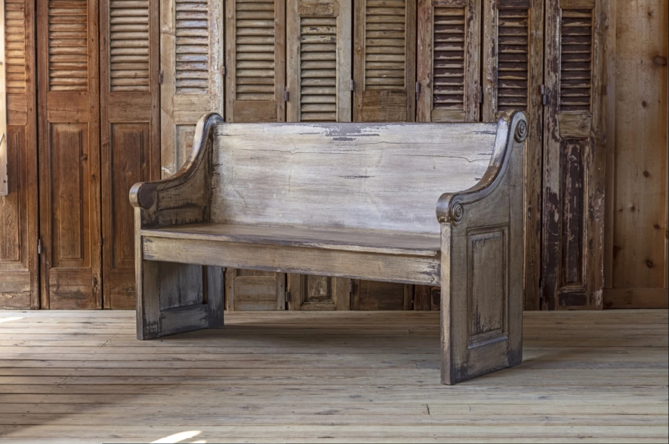 vintage church pew bench for sale, Restoration Hardware Chapel Bench for sale