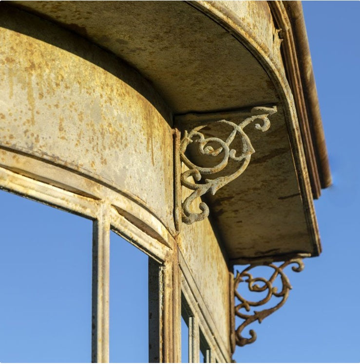 park hill collection aged metal conservatory framework for sale