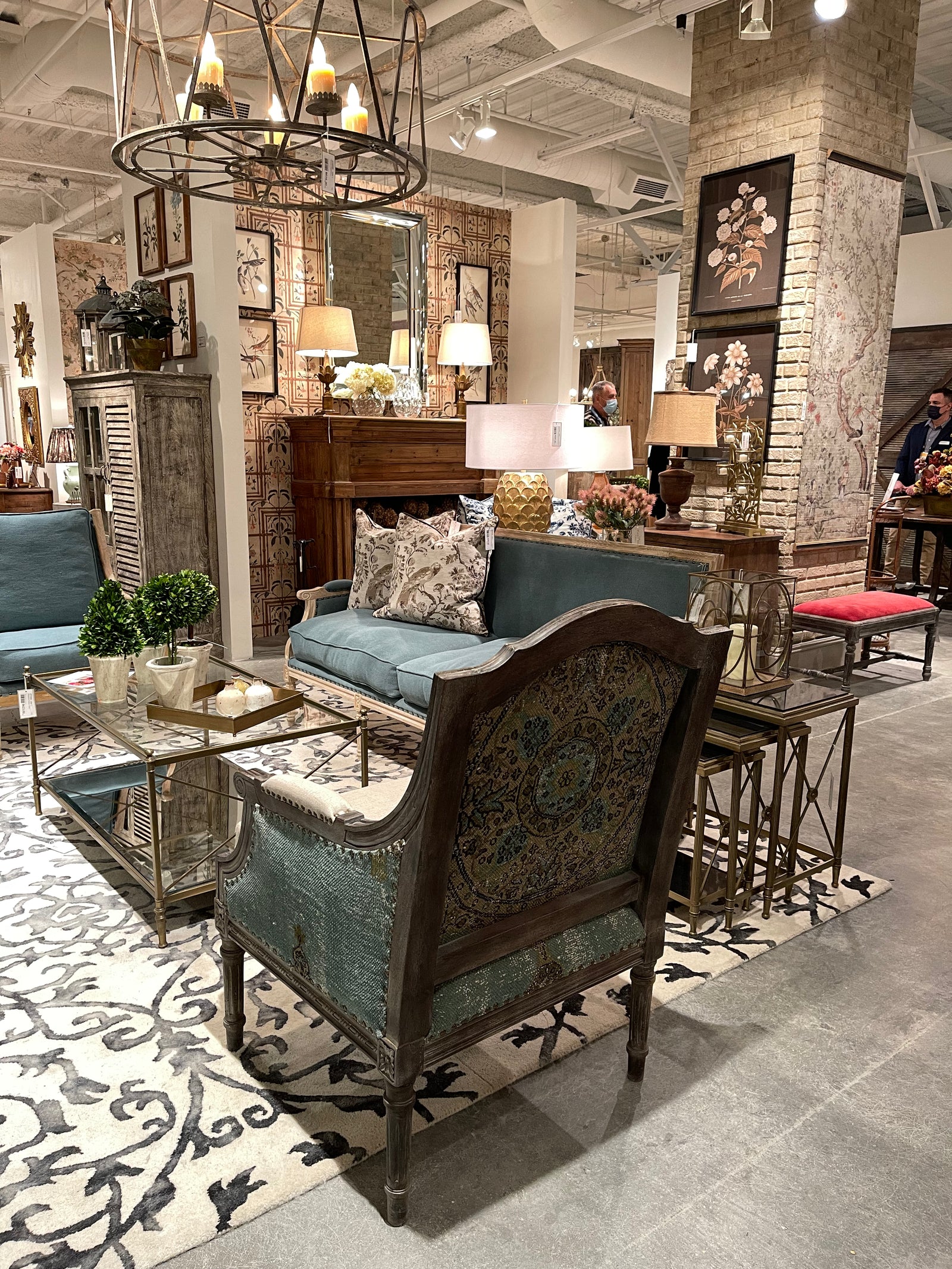 Vintage Country French Furniture for sale, Restoration Hardware sofas and chairs for sale