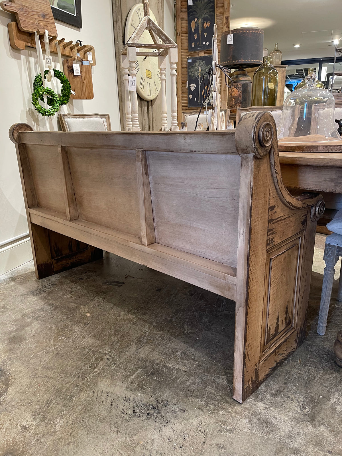 Vintage European Church Bench for sale, Antique Church Bench for sale The Alley Exchange