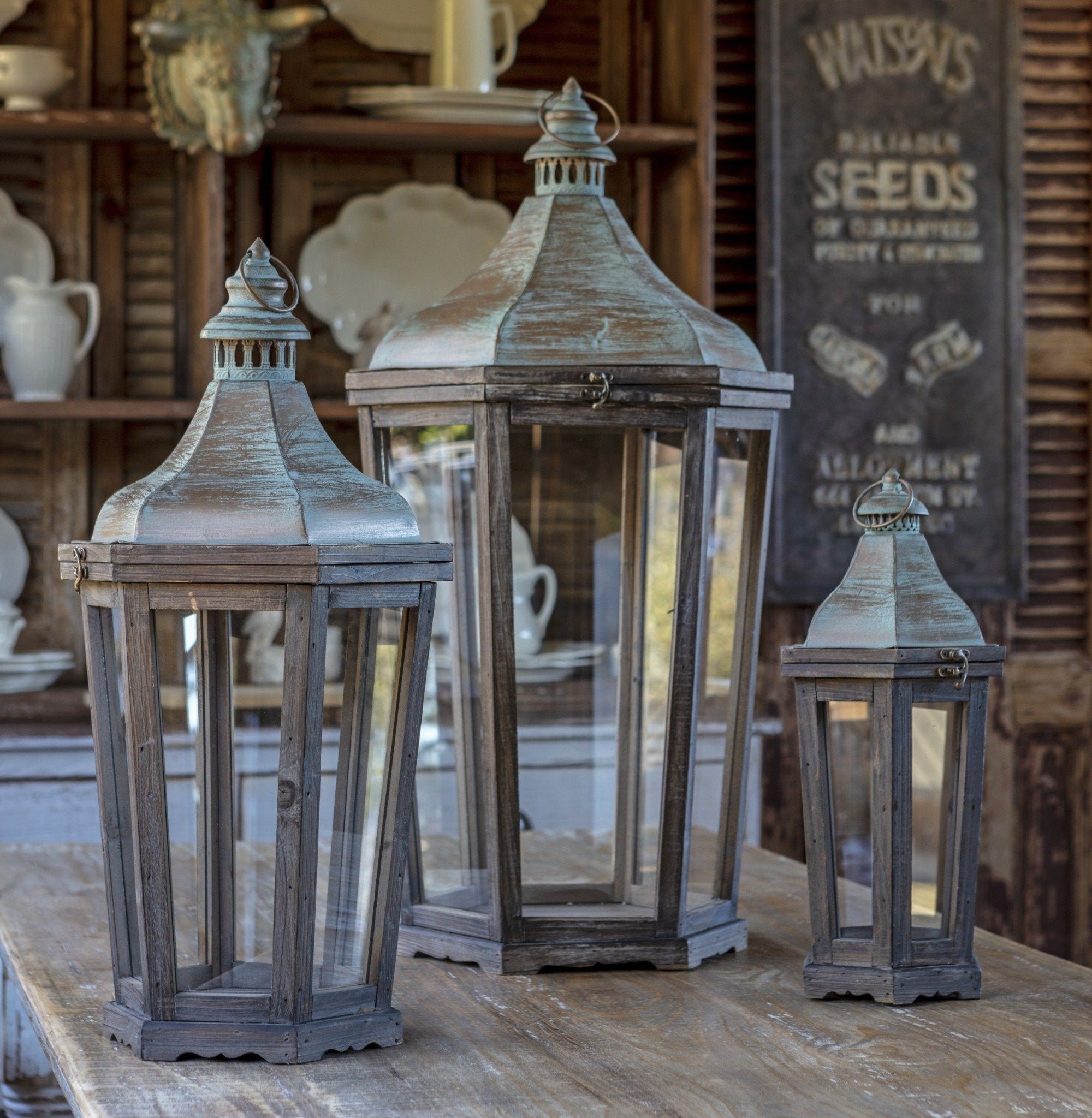 French Quarter Lanterns Set Of 3